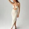 Princess Polly Haden Cut Out Maxi Dress White