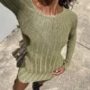 Princess Polly Santorini Knit Mini Dress Green -Princess Polly Sales Store 0 modelinfo Kristen us2 c9206eda 539e 481e a6c8 c36b06f9da0d