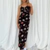Princess Polly Brailey Maxi Dress Black Multi -Princess Polly Sales Store 0 modelinfo Millie us4 03c61290 47cc 4403 bd54 3972940e4102