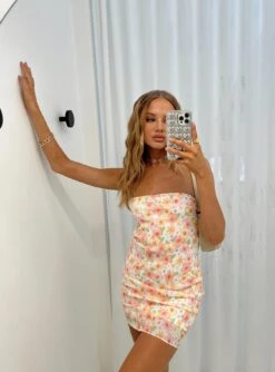 Princess Polly Marlow Mini Dress Multi Floral