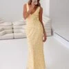 Princess Polly Nellie Maxi Dress Yellow / Red Floral
