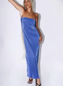 Princess Polly Lenney Maxi Dress Blue