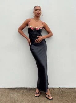 Princess Polly Kenzie Maxi Dress Black