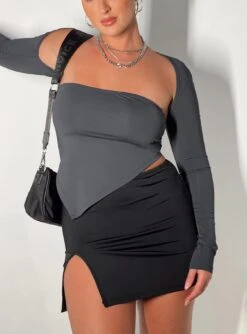 Lowell Mini Skirt Black