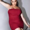 Tara Mini Dress Red Curve -Princess Polly Sales Store 0 9271fb18 deb3 4259 8dd8 3d46b450e9a6