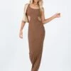 Princess Polly Alaska Maxi Dress Brown 8 Princess Polly Alaska Maxi Dress Brown -Princess Polly Sales Store 1 modelinfo Alyssa us4 5b906553 2866 4e01 9de2 9e968e01c24e