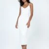 Princess Polly Shaniah Midi Dress White -Princess Polly Sales Store 1 modelinfo Ariel us2 538b7135 eeea 4640 be07 d84463597533