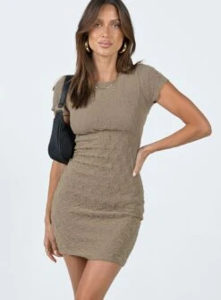 Princess Polly Dealio Mini Dress Beige