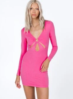 Princess Polly Georgie Mini Dress Pink