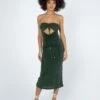 Princess Polly Callie Strapless Midi Dress Green -Princess Polly Sales Store 1 modelinfo Jamea US4 7f9524e1 c878 4a92 824c 3e4a6d0d58be