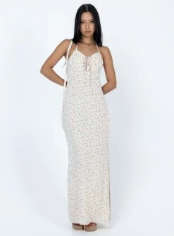 Princess Polly Delilah Maxi Dress White Multi