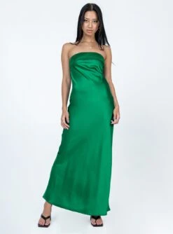 Princess Polly Shaun Maxi Dress Green