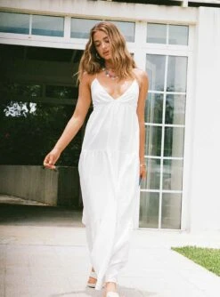 Princess Polly Chelsea Maxi Dress White