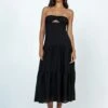 Princess Polly Allie Midi Dress Black