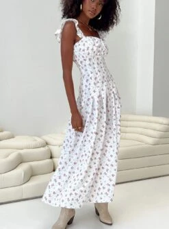 Princess Polly Alver Maxi Dress White Floral