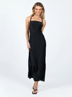 Princess Polly Centomo Maxi Dress Black
