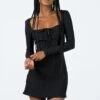 Princess Polly Normandy Long Sleeve Mini Dress Black 10 Princess Polly Normandy Long Sleeve Mini Dress Black -Princess Polly Sales Store 1 modelinfo eyes us2 290a6c0c 2800 4552 a579 77ecf978cf6c