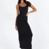 Riana Maxi Dress Black -Princess Polly Sales Store 1 modelinfo josie us2 22fb55be 5f93 4e65 a754 69aa9e442914
