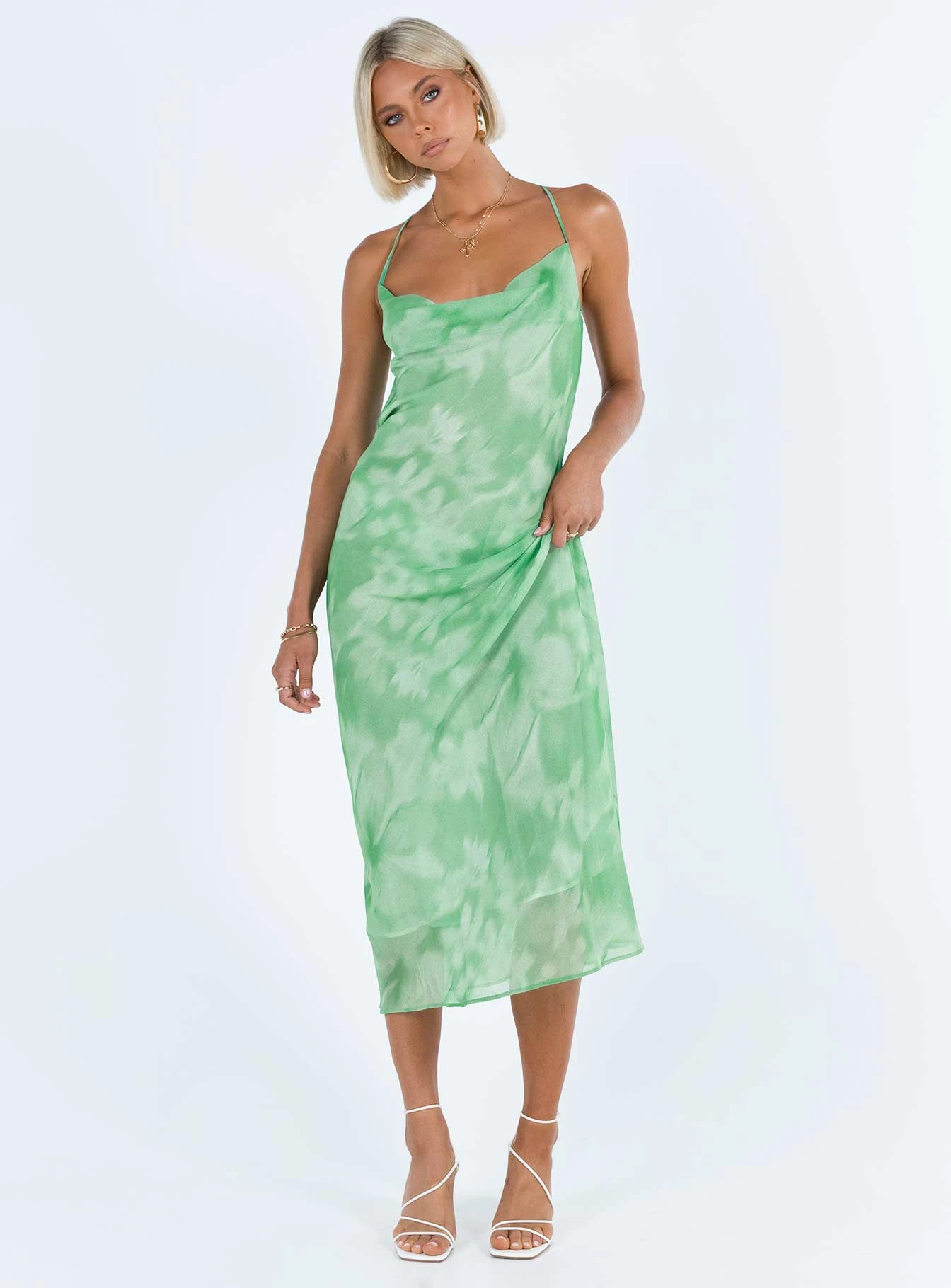 Princess Polly Pantano Maxi Dress Green 5 Princess Polly Pantano Maxi Dress Green - Image 5