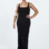 Shanaeya 90s Maxi Dress Black