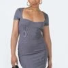Princess Polly Nolan Short Sleeve Mini Dress Slate -Princess Polly Sales Store 1 modelinfo sarah us6 b7c3e4a0 0364 401c 98b9 d6abc442f512