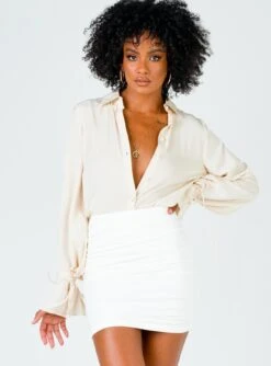 Princess Polly Benji Mini Skirt White 18 Princess Polly Benji Mini Skirt White -Princess Polly Sales Store 1 179c307c 0511 431c 9c9c faae48c9f12e