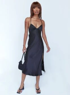 Princess Polly Gigi Midi Dress Black -Princess Polly Sales Store 1 367ccc5c a8ab 4b0e 9043 fa132f96fb0a