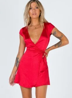 Emily Mini Dress Red
