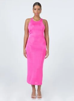 Everlast Midi Dress Hot Pink -Princess Polly Sales Store 1 76f5ae93 6a87 45df aaad 206f426e0bb2