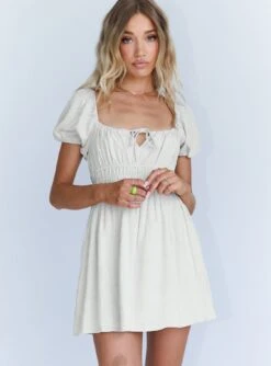 Princess Polly Madelyn Mini Dress Beige