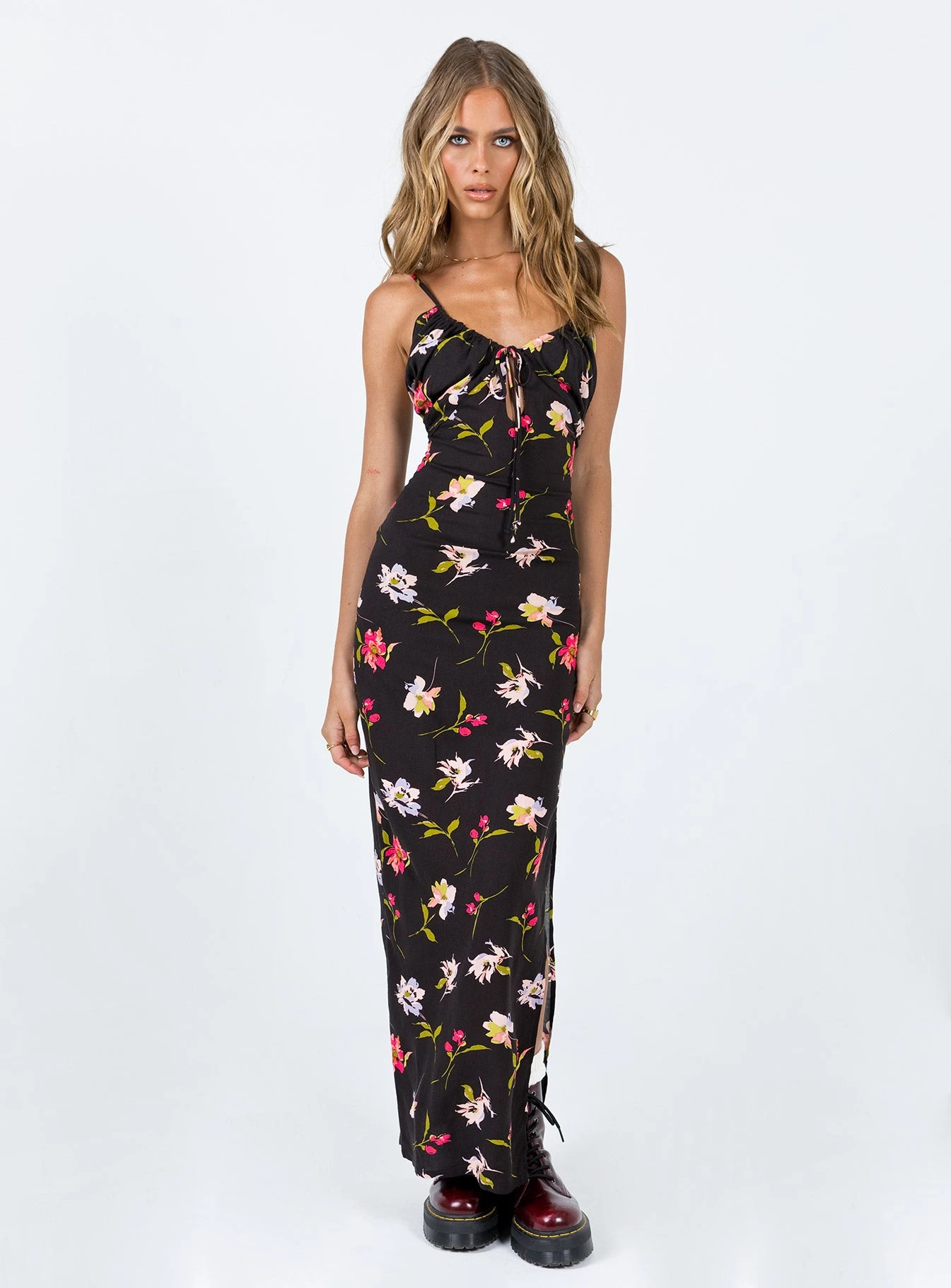 Princess Polly Brailey Maxi Dress Black Multi 3 Princess Polly Brailey Maxi Dress Black Multi - Image 3