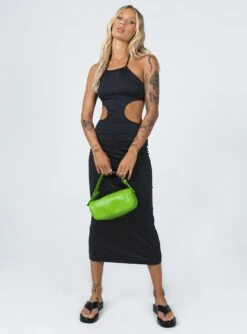 Sunset Halter Midi Dress Black 9 Sunset Halter Midi Dress Black -Princess Polly Sales Store 2 modelinfo emma leigh us4 0a42f876 04a3 468e a36e be1f4fb2d060
