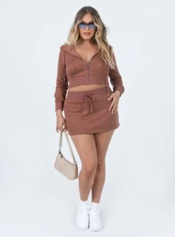 Princess Polly Jaded Y2k Terry Mini Skirt Brown 9 Princess Polly Jaded Y2k Terry Mini Skirt Brown -Princess Polly Sales Store 2 modelinfo jasmine us8 0d929c1d 3cb9 413a 8a3a 83a24eacbd79