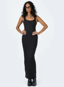 Castling Maxi Dress Black -Princess Polly Sales Store 2 modelinfo kristen us2 b1527ad1 771d 4643 af05 76f860dc7c9f
