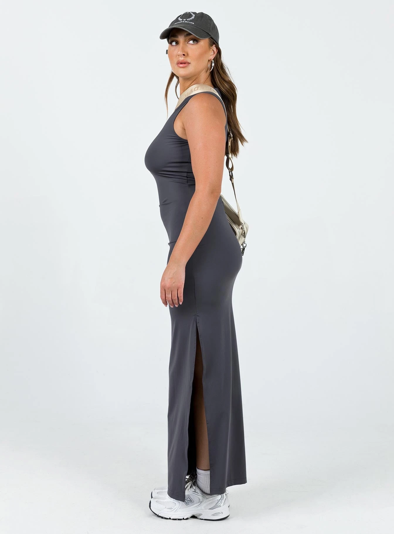 Bena Maxi Dress Slate 3 Bena Maxi Dress Slate - Image 3