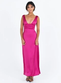 Alita Maxi Dress Pink -Princess Polly Sales Store 2 modelinfo millicent us2 6f55912e bb92 485d aaf6 c8b69d0e7537