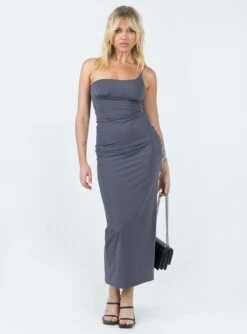 Deliza One Shoulder Maxi Dress Grey -Princess Polly Sales Store 2 modelinfo susanna us4 c0fcd41b ee18 49c6 a959 50dcdf57f78b