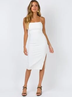 Princess Polly Kiana Midi Dress White -Princess Polly Sales Store 2 132 213