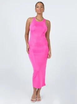 Everlast Midi Dress Hot Pink -Princess Polly Sales Store 2 3a24b463 93f0 48e3 a99d 159735147d32