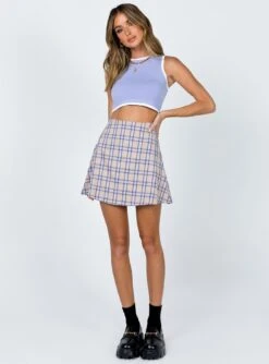 Princess Polly Higgins Mini Skirt Beige -Princess Polly Sales Store 2 444877bf 1147 4b58 99b8 6af8abbe2f18