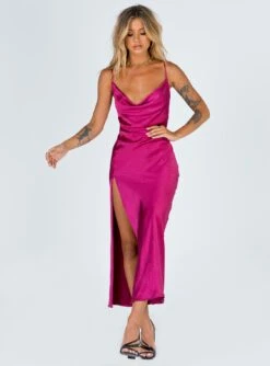 Walk The Line Midi Dress Magenta 16 Walk The Line Midi Dress Magenta -Princess Polly Sales Store 2 c8aeb108 7b7f 4e9c b669 4f4f33b62708
