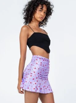 Princess Polly Amelia Mini Skirt Purple -Princess Polly Sales Store 3 modelinfo Bella us2 466d9a6f 73f4 4100 a3f0 e48c9e73eae5