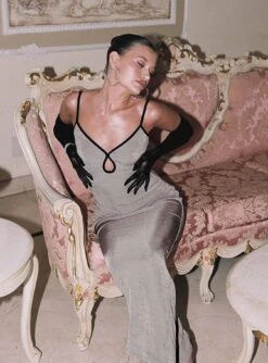 Motel Tahlia Maxi Dress Champagne