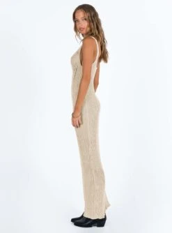 Princess Polly Carrera Maxi Dress Beige 13 Princess Polly Carrera Maxi Dress Beige -Princess Polly Sales Store 3 modelinfo Mirte us2 9cf3bc9d 5a90 4ec9 ac56 56445614e5a6