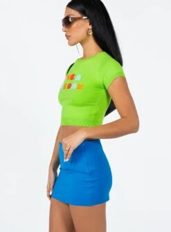 Princess Polly Karley Low Waist Mini Skirt Blue 8 Princess Polly Karley Low Waist Mini Skirt Blue -Princess Polly Sales Store 3 modelinfo christy us2 4b67451f 896b 413b afd7 8b1c0bd6f670