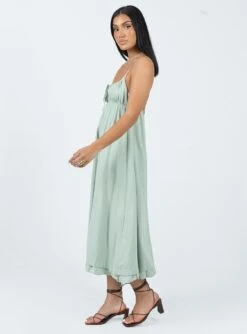 Princess Polly Empress Of Love Midi Dress Sage 8 Princess Polly Empress Of Love Midi Dress Sage -Princess Polly Sales Store 3 modelinfo christy us2 95a89fe4 8a41 464e 877e 3fe9692884b2