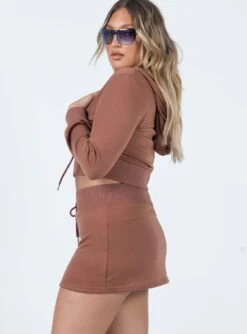 Princess Polly Jaded Y2k Terry Mini Skirt Brown 10 Princess Polly Jaded Y2k Terry Mini Skirt Brown -Princess Polly Sales Store 3 modelinfo jasmine us8 2ee2d0ff ce6c 464c 876d 20fdf34173f6