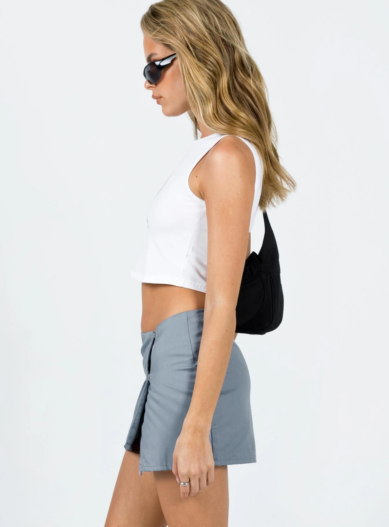 Motel Rhory Skirt Light Grey 4 Motel Rhory Skirt Light Grey - Image 4