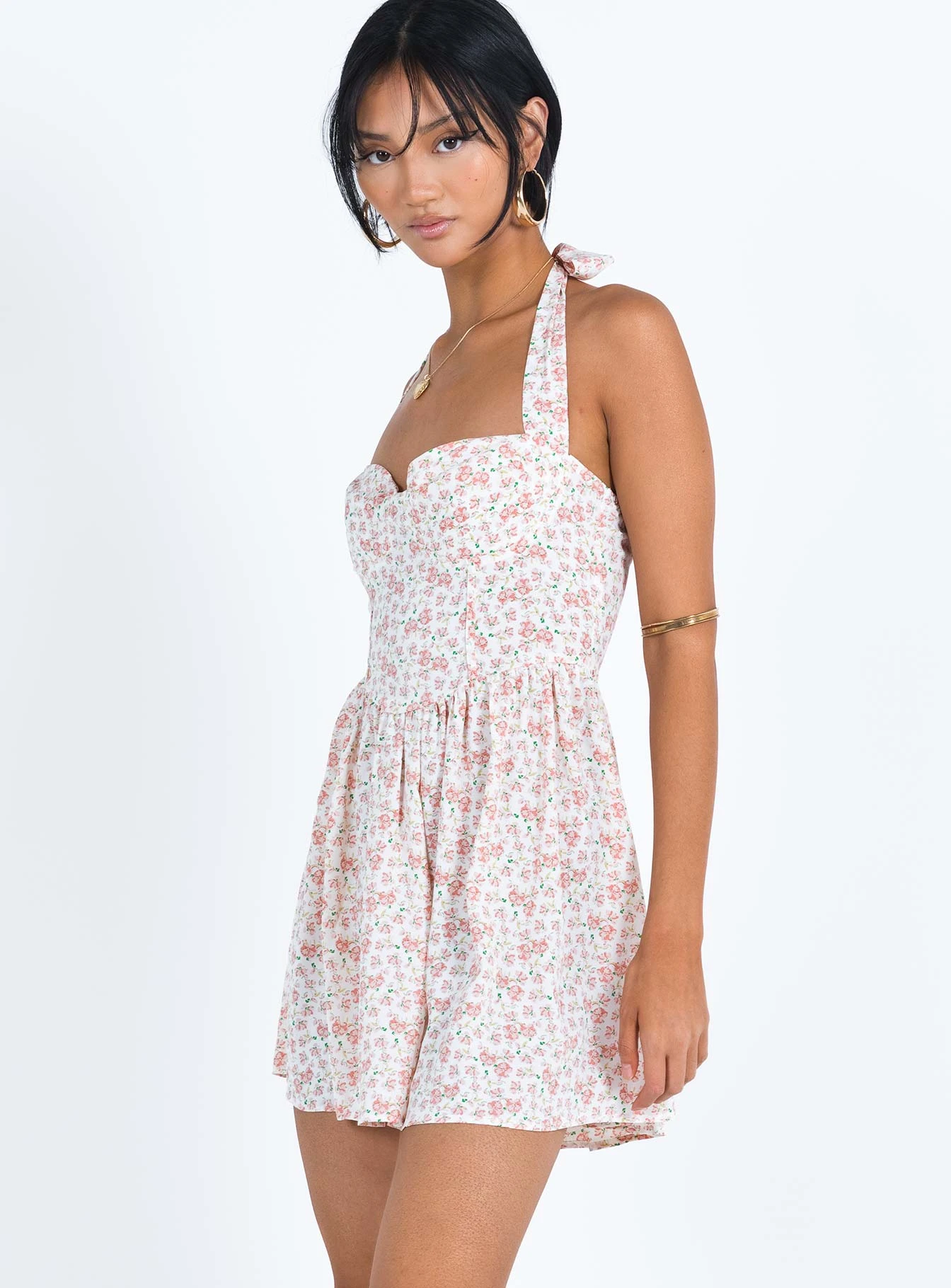 Princess Polly Lyle Mini Dress Pink Floral 4 Princess Polly Lyle Mini Dress Pink Floral - Image 4
