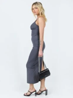 Deliza One Shoulder Maxi Dress Grey -Princess Polly Sales Store 3 modelinfo susanna us4 12091777 6b7e 4d5c 9895 c771ba11ccbf